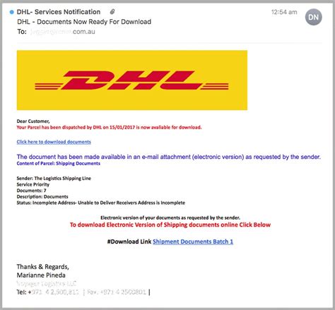 dhl fake shoes|dhl scam email examples.